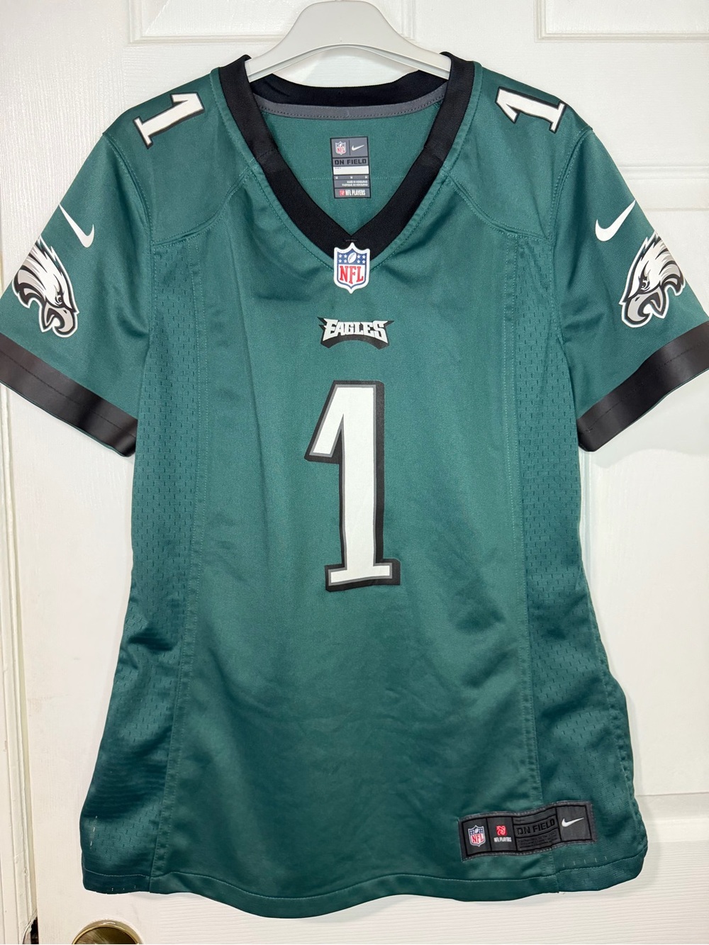 NFL Green On-Field Nike Jersey Hem Tag